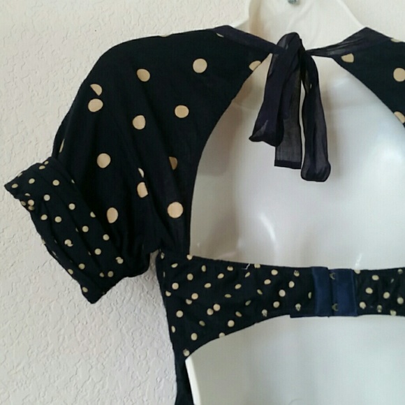 3.1 Phillip Lim Cut Out Back Polka Dot Dress - Picture 5 of 8